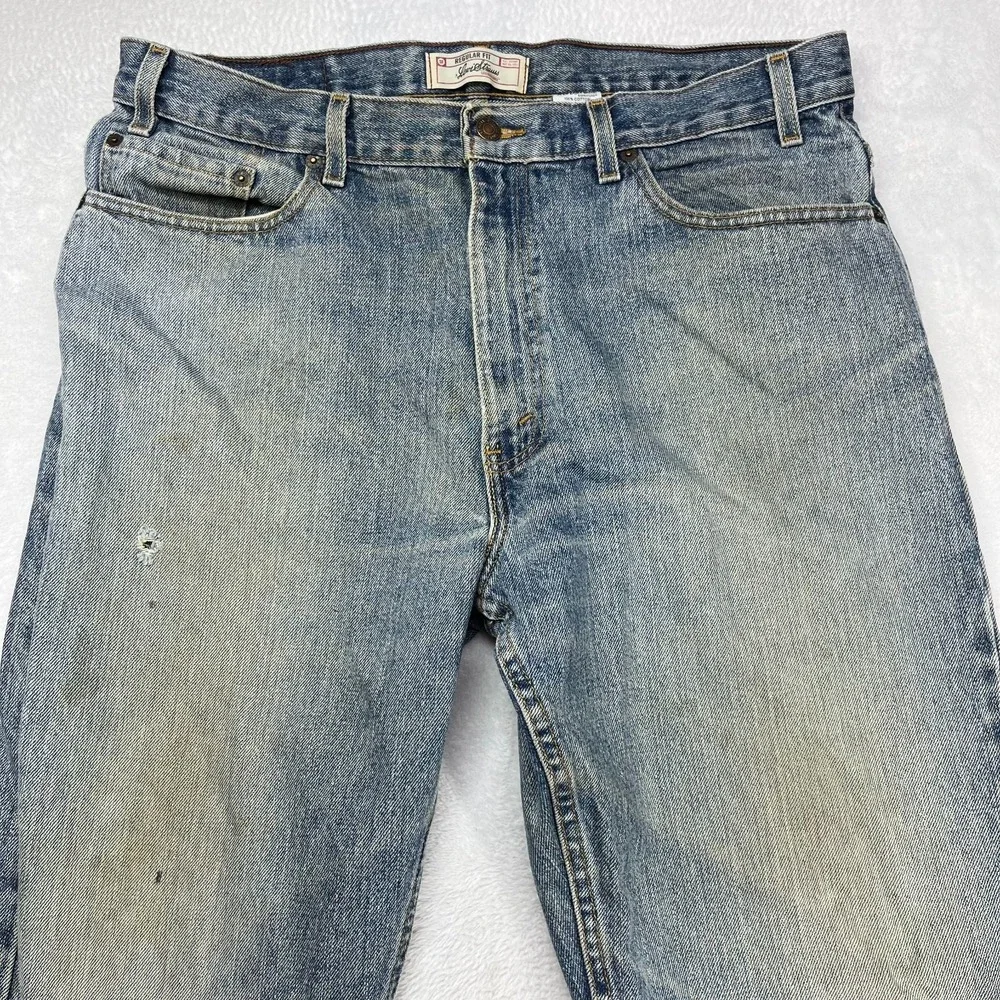 Signature‎ by Levi Strauss Jeans Men's Blue Denim Regular Fit Classic - 37X33
